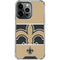 NFL New Orleans Saints Zone Block iPhone 16 Pro Clear Case